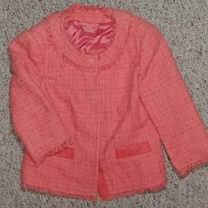 Trina Turk Kammie tweed blazer.